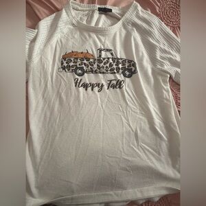 Happy Fall Women’s Shirt - White